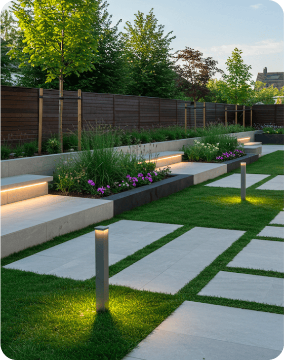 landscape design installation